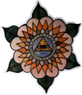 Watercolor Mandala Sticker - All Seeing Eye (1)