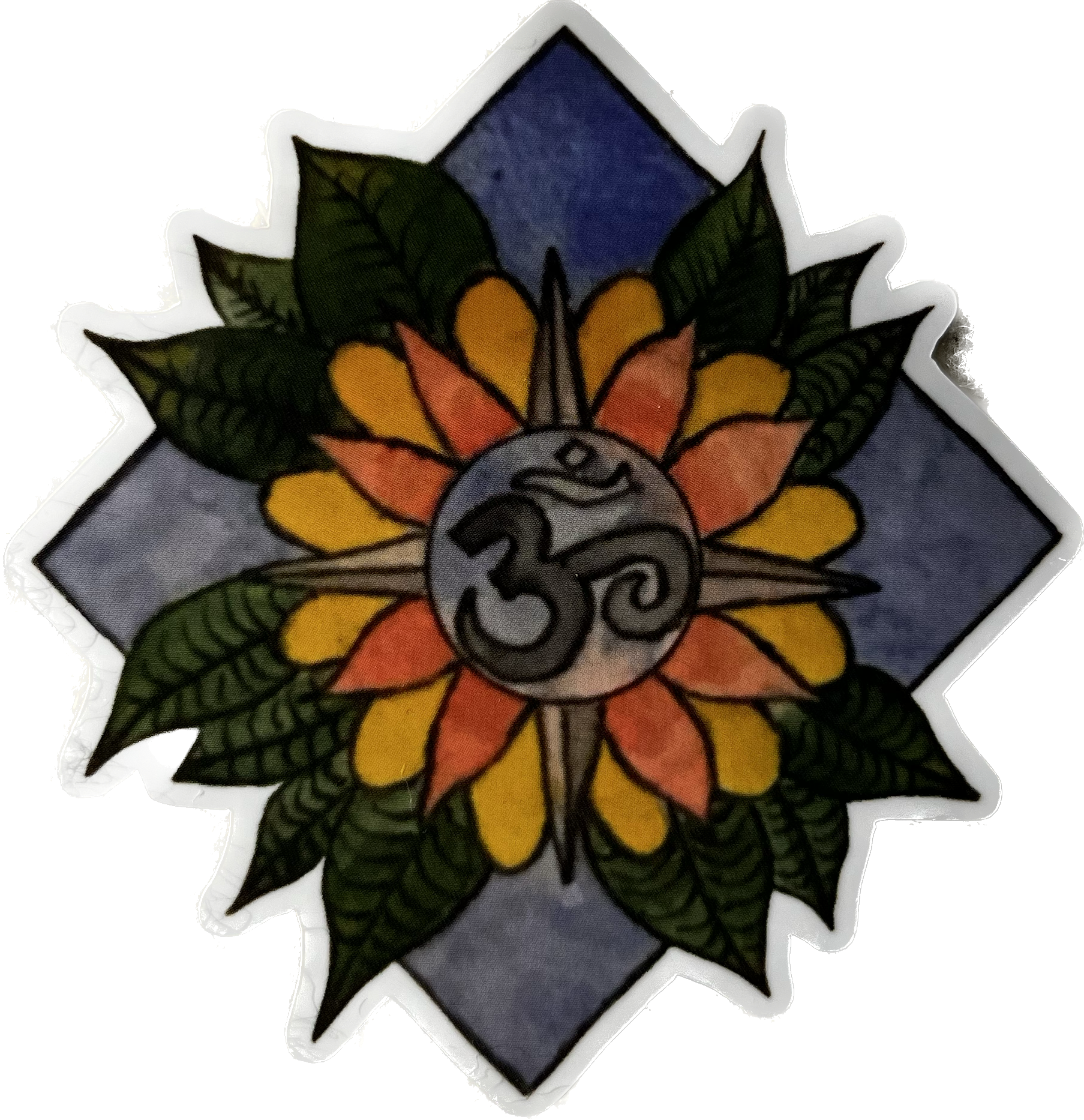 Watercolor Sticker - Om (1)